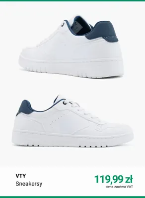 Sneakersy VTY promocja w Deichmann