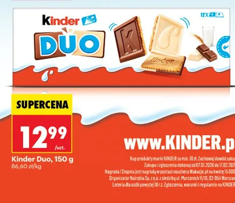 Duo promocja w Biedronka