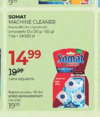 Kapsułki do czyszczenia zmywarki Somat Machine Cleaner 3-pak promocja w Drogerie Jawa