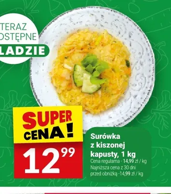 Surówka z kiszonej kapusty Białecki Kuchnia promocja w Twój Market