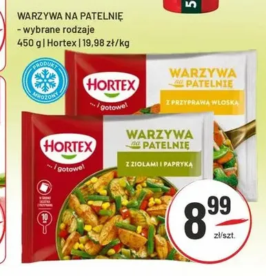 Warzywa na patelnię Hortex z ziołami i papryką promocja w Sedal