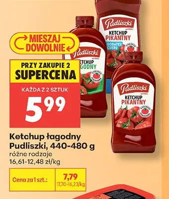 Ketchup Pudliszki promocja w Biedronka
