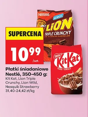 Płatki śniadaniowe Nestlé Lion Wild promocja w Biedronka