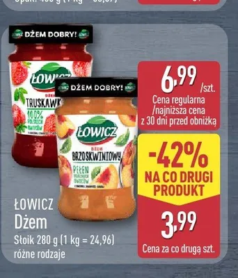 Dżem ŁOWICZ promocja w Aldi