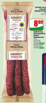 Kabanosy Staropolskie Stara Wędzarnia promocja w Dino