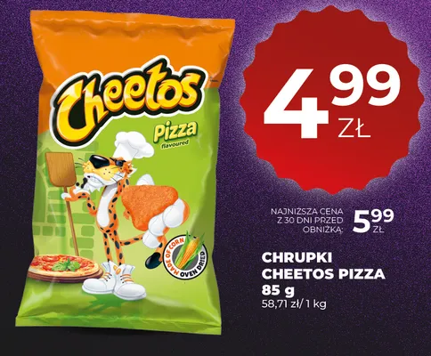 Chrupki Cheetos Pizza promocja w Duży Ben