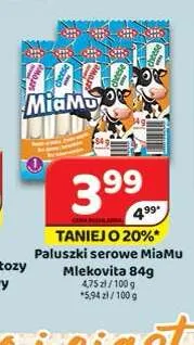 Paluszki serowe MiaMu Mlekovita promocja w Delfin