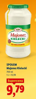 Majonez Kielecki 700 ml promocja w Lidl