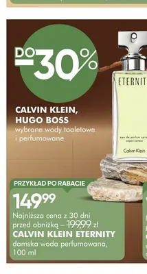 Damska woda perfumowana Calvin Klein Eternity promocja w Super-Pharm