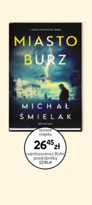 Książka Miasto Burz Michał Śmielak oprawa miękka promocja w Empik