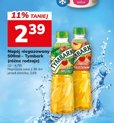 Napój niegazowany jabłko brzoskwinia Tymbark 500 ml promocja w Hitpol