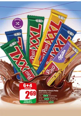 Wafelek Prince Polo XXL promocja w Dino