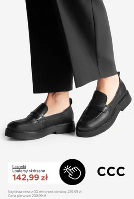 Loafersy skórzane Lasocki promocja w CCC