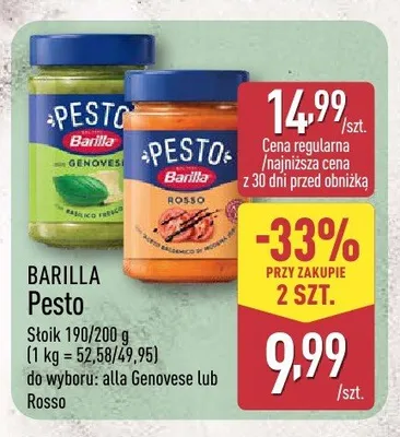 Pesto Rosso Barilla promocja w Aldi