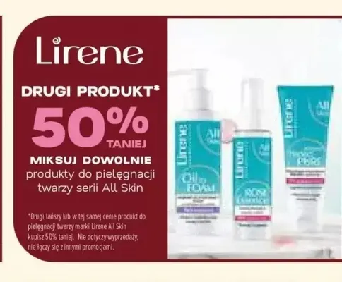Produkty do pielęgnacji twarzy All Skin Lirene promocja w Drogerie Natura