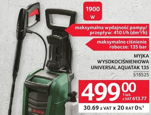 Myjka wysokociśnieniowa Bosch Universal Aquatak 135 promocja w Selgros