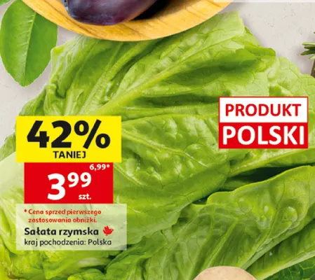 Sałata rzymska promocja w Auchan
