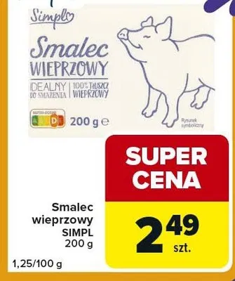 Smalec wieprzowy promocja w Globi