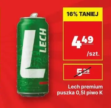 Piwo Lech Premium promocja w API Market