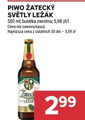 Piwo Żatecký Světlý Ležák promocja w Stokrotka