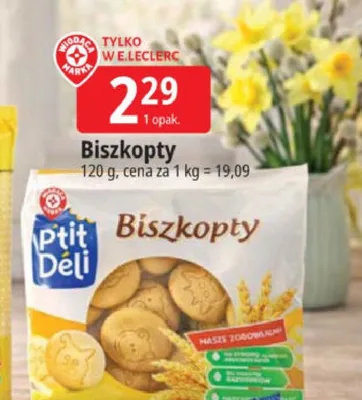 Biszkopty promocja w Leclerc