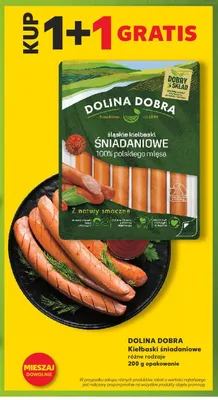 Kiełbaski śniadaniowe śląskie Dolina Dobra promocja w Kaufland