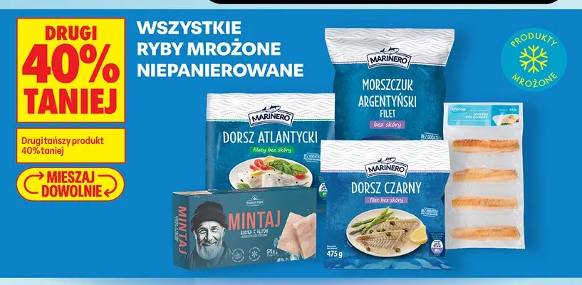 Ryby mrożone niepanierowane promocja w Biedronka