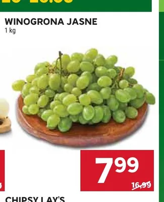 Winogrona jasne promocja w Stokrotka