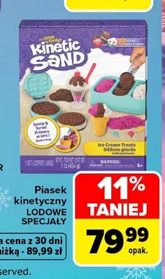 Piasek kinetyczny Lodowe specjały Kinetic Sand promocja w Carrefour