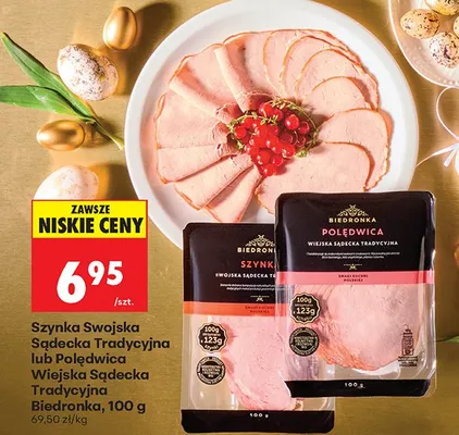 Szynka sądecka tradycyjna promocja w Biedronka