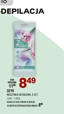 Maszynka do golenia Seyo promocja w Drogerie Natura