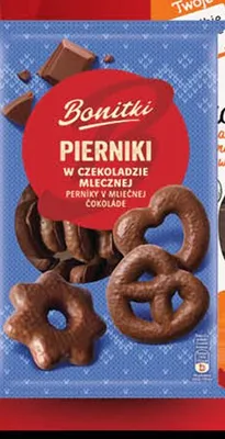 Ciastka pierniki w czekoladzie mlecznej promocja w Biedronka