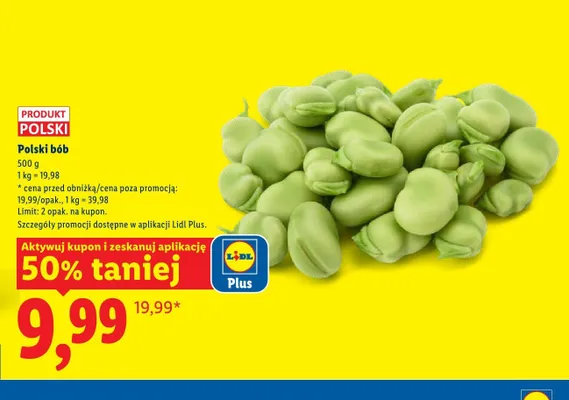 Bób polski promocja w Lidl