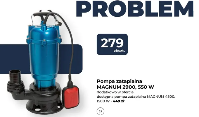 Pompa zatapialna Magnum 4500 promocja w PSB Mrówka