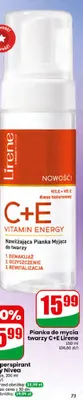 Pianka do mycia twarzy Lirene C+E Vitamin Energy promocja w Dino