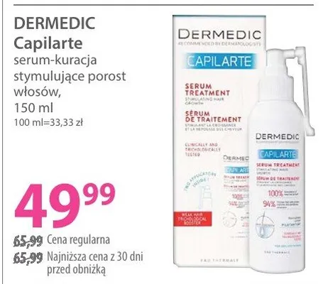 Serum Apilarte kuracja stymulująca porost włosów promocja w Hebe