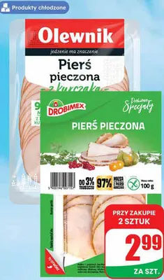 Pierś pieczona promocja w Dino