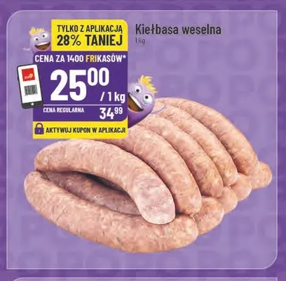 Kiełbasa weselna promocja w POLOmarket