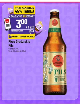 Piwo Grodziskie Pils promocja w POLOmarket