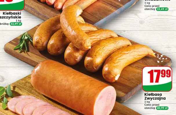 Kiełbasa zwyczajna Agro Rydzyna promocja w Dino