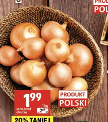 Cebule żółte promocja w Delikatesy Centrum