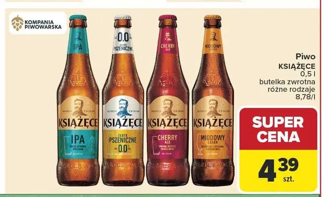 Piwo Książęce IPA promocja w Carrefour Market