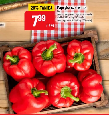 Papryka czerwona promocja w POLOmarket
