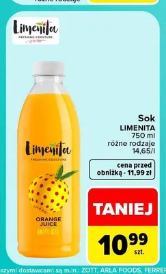 Sok Limenita promocja w Carrefour Market