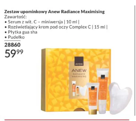 Zestaw upominkowy Avon Anew Radiance Maximising promocja w AVON