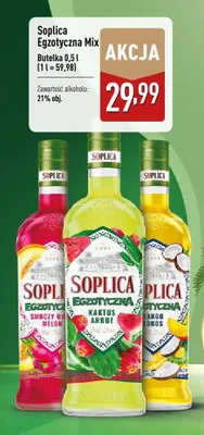 Likier Soplica Egzotyczna Smoczy Owoc Melon promocja w Aldi