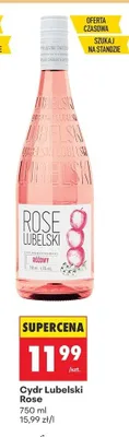 Cydr Lubelski Rose promocja w Biedronka