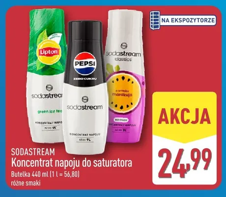 Koncentrat napoju do saturatora SodaStream Lipton Green Ice Tea promocja w Aldi