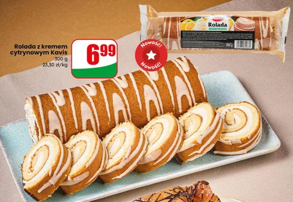 Rolada z kremem cytrynowym promocja w Dino
