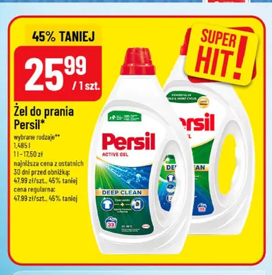 Żel do prania Persil Active Gel Deep Clean promocja w POLOmarket
